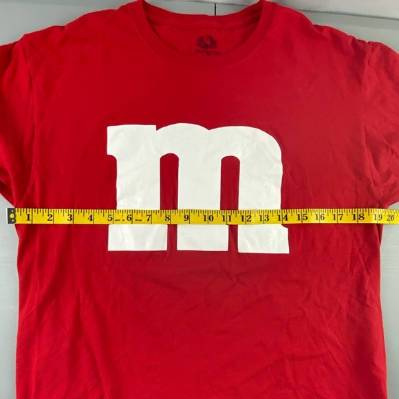 Red M & M's Candy Tee Shirt - Fruit of the Loom - Medium - Picture 5 of 10